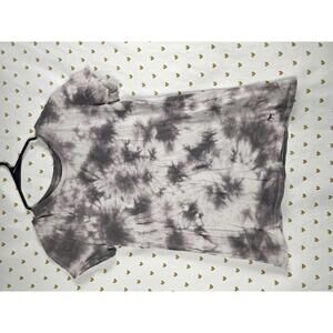 Victorias Secret Pink grey tye dye tee shirt top XS